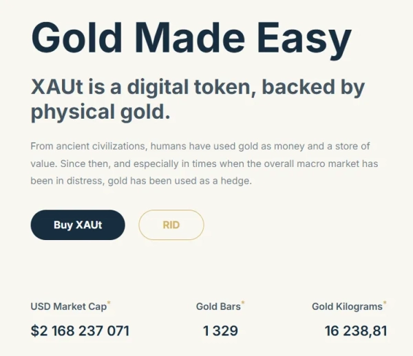 Резервы Tether достигли 116 тонн золота