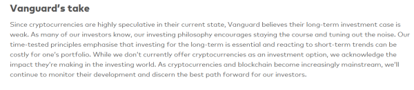 Vanguard откроет доступ к крипто-ETF для 50 млн клиентов с активами в $11 трлн